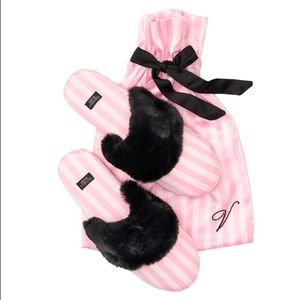 Victoria secret satin slippers